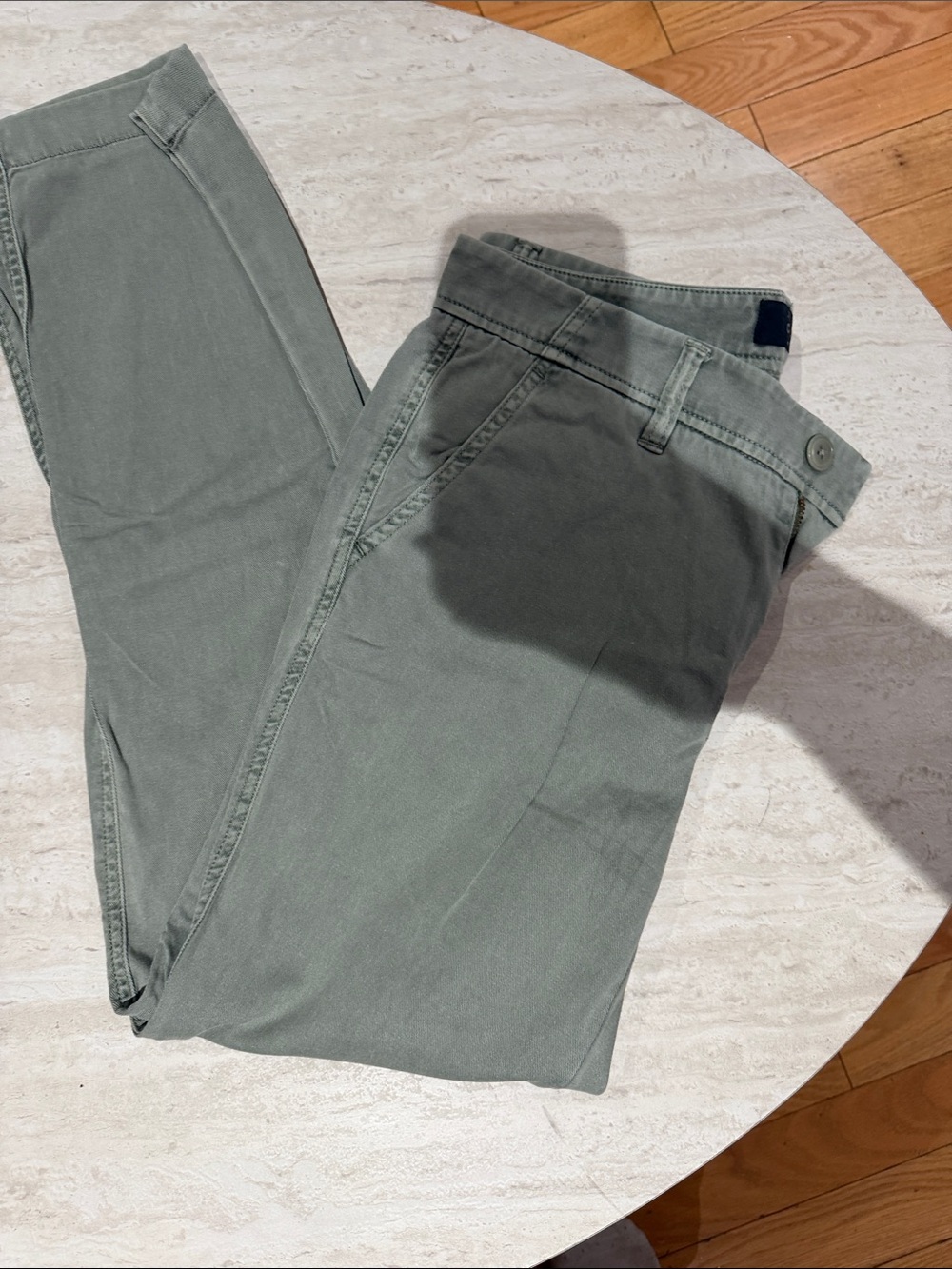 J. Crew Chino Pants in Olive Green